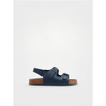 Sandale din piele - bleumarin