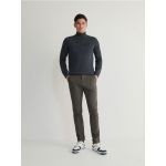 Pantaloni chino slim fit - gri-inchis