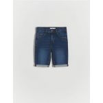 Pantaloni scurti din denim - bleumarin