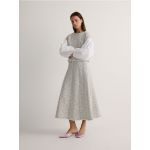 Fusta maxi din jerseu - multicolor