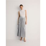 LADIES` SKIRT - argintiu