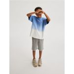 Pantaloni scurti din bumbac cu buzunare - gri deschis