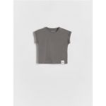 T-shirt oversize - gri-inchis