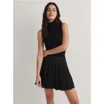 Fusta mini cu pliuri - negru