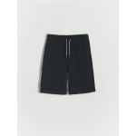 Pantaloni scurti cargo - negru
