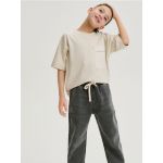 Blugi jogger elastici - gri deschis