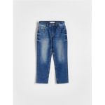 Blugi regular elastici - bleumarin