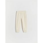 Pantaloni jogger din bumbac - nude