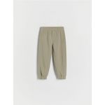 Pantaloni jogger din bumbac - verde-oliv deschis