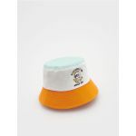Bucket hat din bumbac - crem