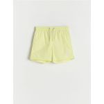 Pantaloni scurti de baie cu imprimeu - verde-galbui