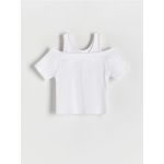 Bluza reiata - alb