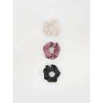 Set de 3 elastice de par - multicolor
