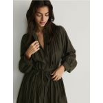 Rochie mini cu curea - verde
