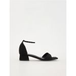 Sandale cu toc gros - negru