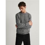 Pulover cu maneci raglan - bleumarin