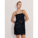 Rochie mini cu paiete - negru