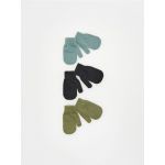 BABIES` MITTENS MULTI - verde-metalizat