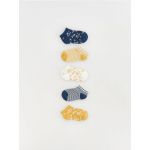 Set de 5 perechi de sosete - bleumarin