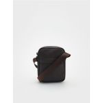 Poseta crossbody - maro-inchis
