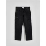 Blugi regular cargo - negru