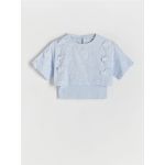 Bluza in doua straturi - albastru-pal