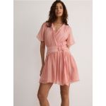 Rochie din amestec de lyocell - roz