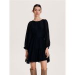 Rochie mini, cu continut ridicat de Lyocell - negru