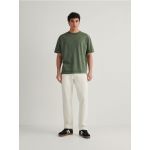 Tricou boxy - verde-metalizat