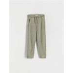 Pantaloni jogger - verde-prafuit