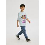 BOYS` TROUSERS - bleumarin