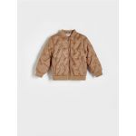 Geaca bomber - brun-auriu