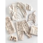 Tricou cu maneca lunga - crem
