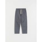 Pantaloni regular - gri-inchis