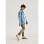 Pantaloni regular elastici - bej