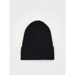 Caciula din tricot striat - negru