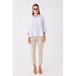 Pantaloni crop conici