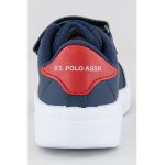 Pantofi sport de piele ecologica cu velcro