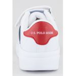 Pantofi sport de piele ecologica cu velcro