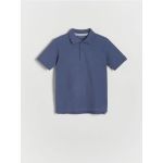 Tricou polo - Albastru metalizat