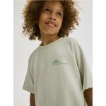 T-shirt oversize - verde-pal