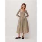 Rochie midi - nude