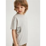 T-shirt cu imprimeu - gri deschis