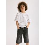 T-shirt cu imprimeu - alb