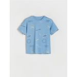 T-shirt cu imprimeu - albastru