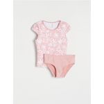 Costum de baie din doua piese - roz-pudra