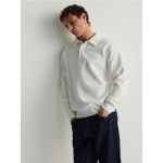 Bluza din tricot structural - crem
