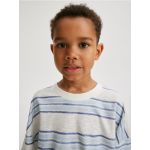 Tricou structurat oversized - crem