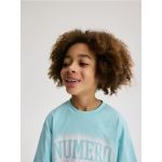 BOYS` T-SHIRT - albastru-pal