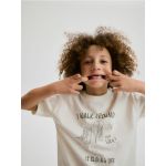 Set de 3 tricou din bumbac - crem